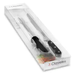 Ham Carving Set (25 cm Forge Knife & 20 cm Sharpener)
