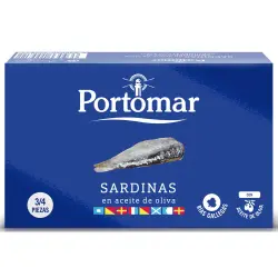 Sardines in Olive Oil, 115g 3/4 size