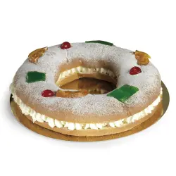 Roscon de Reyes Filled with Cream, 650g - Iberica Spanish Food