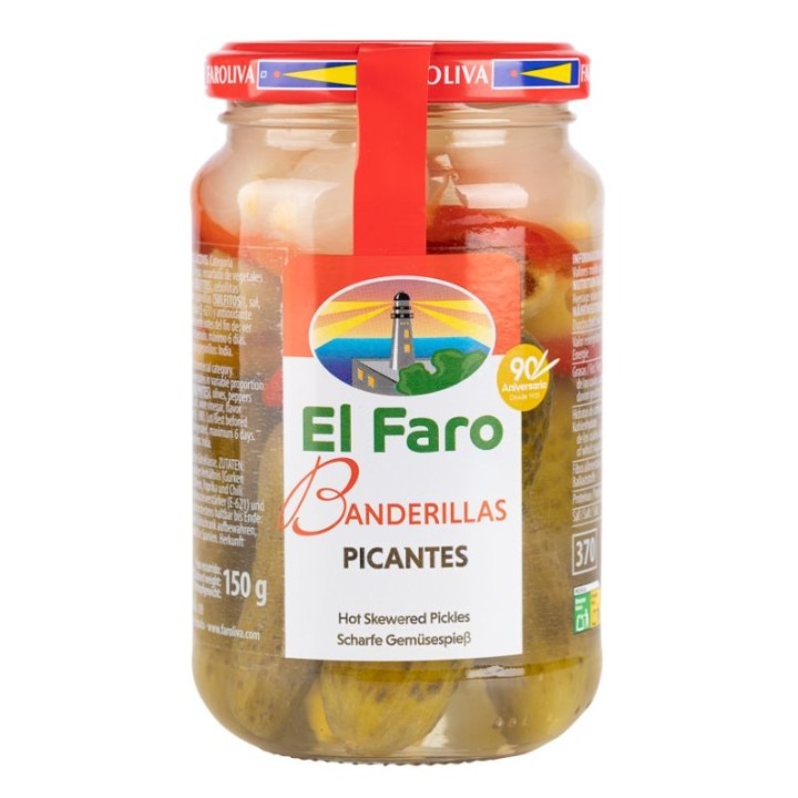 Banderillas - Spicy Pickle Skewers 370g