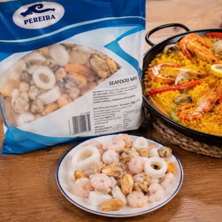 Paella Seafood Mix, 1Kg (Frozen)